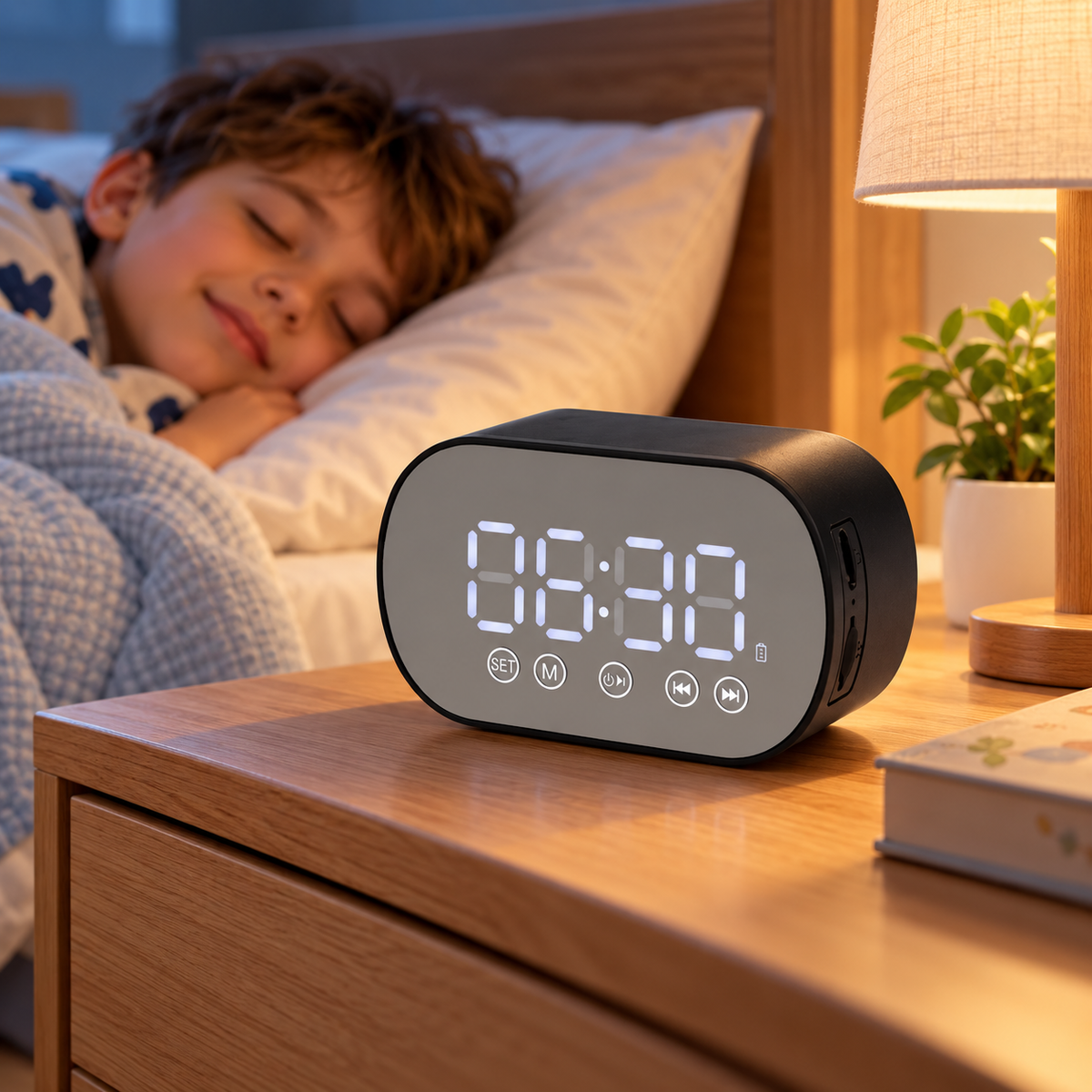 FM Radio Digital Alarm Clock