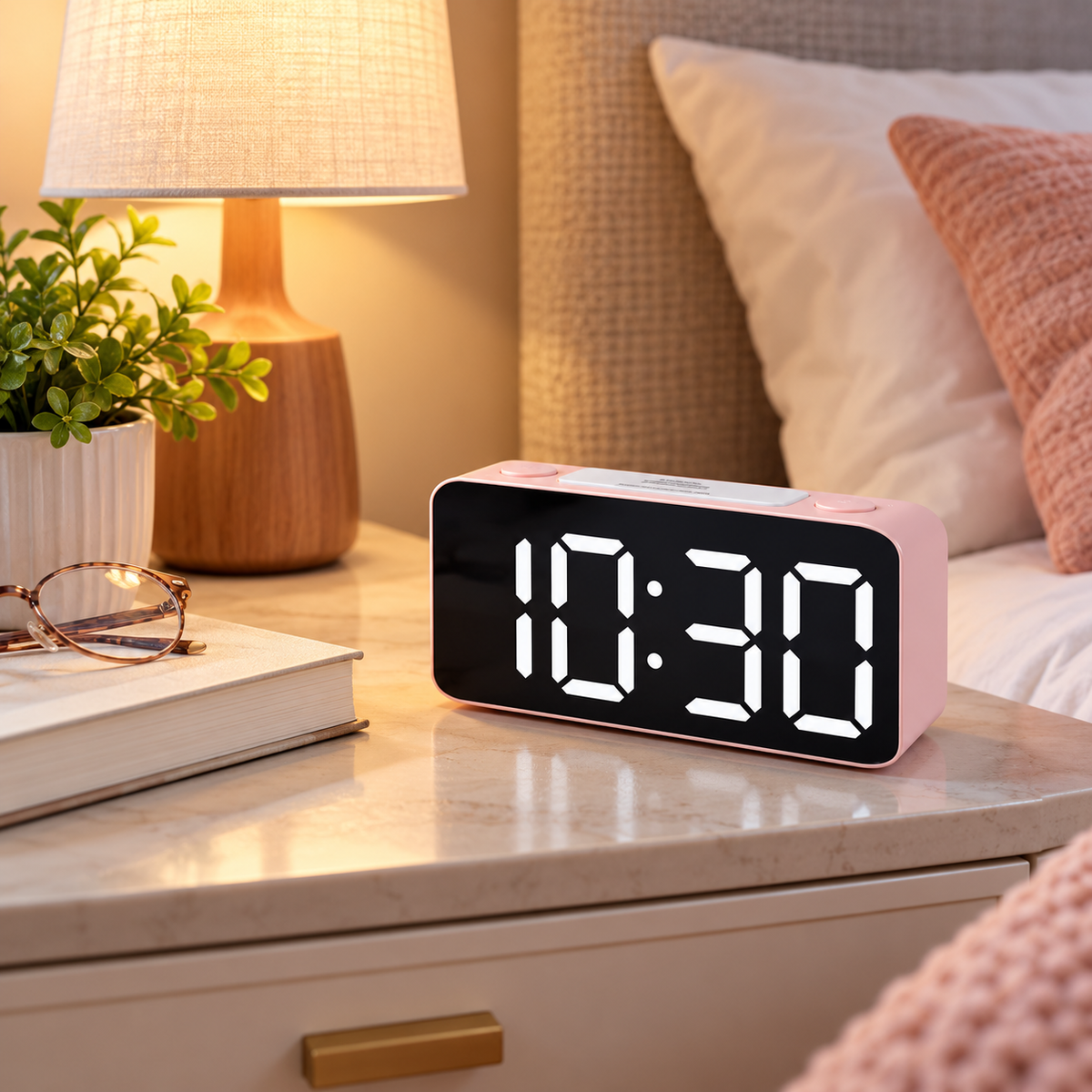 Compact LED Digital Alarm Clock