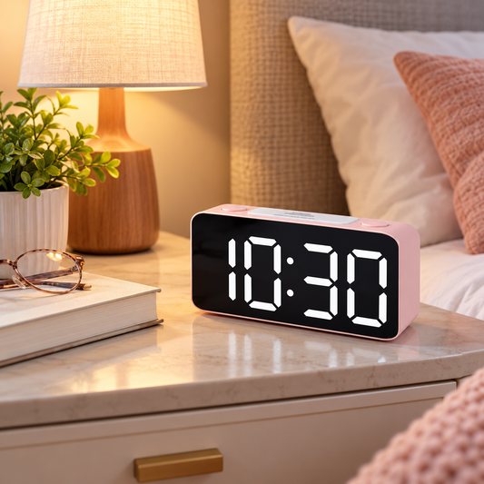 Compact LED Digital Alarm Clock