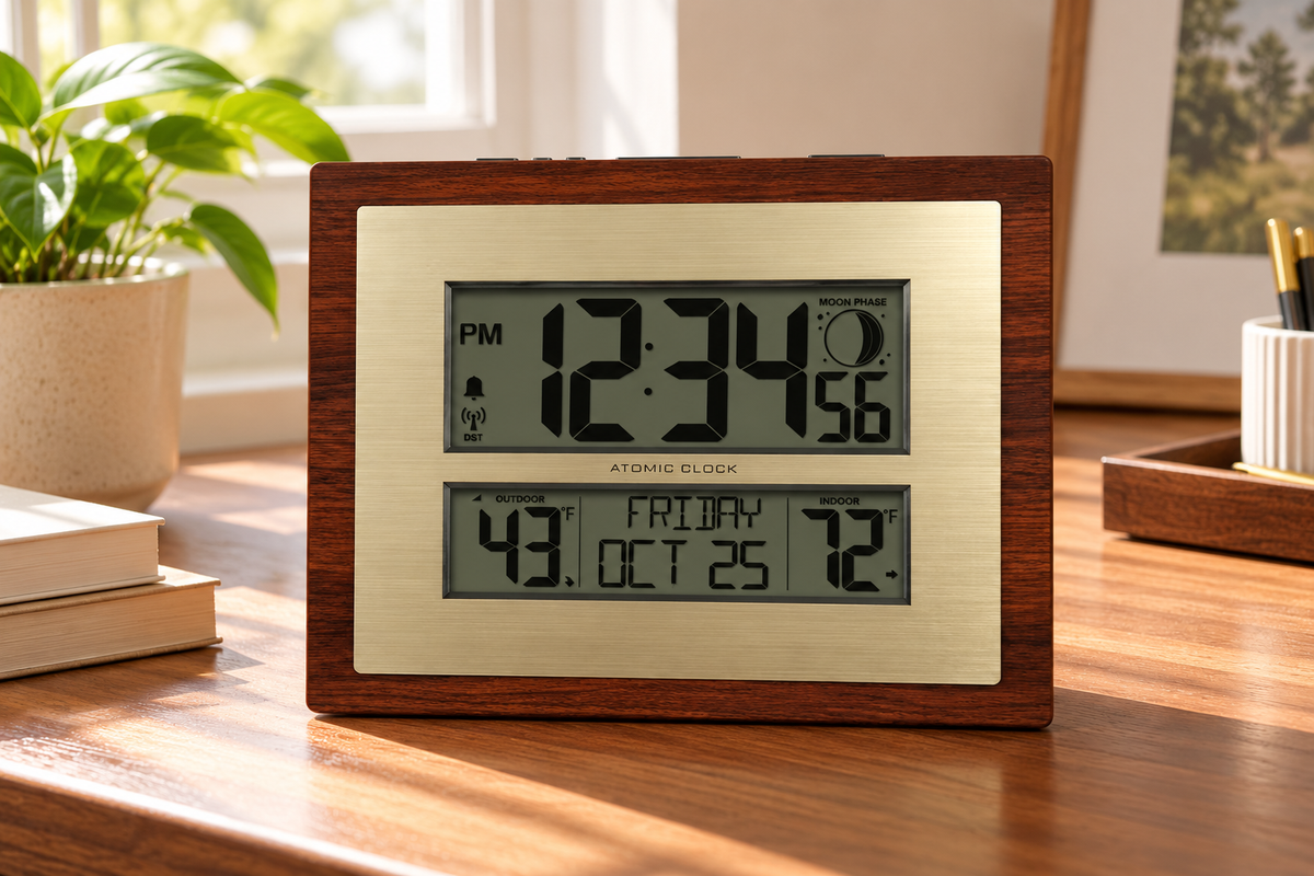 Digital Atomic Temperature Clock