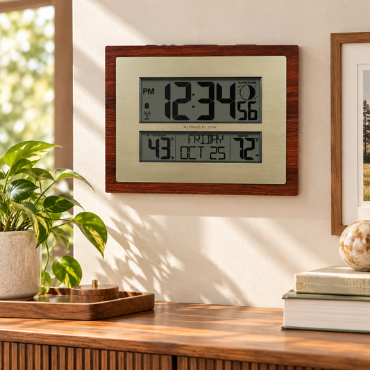 Digital Atomic Temperature Clock