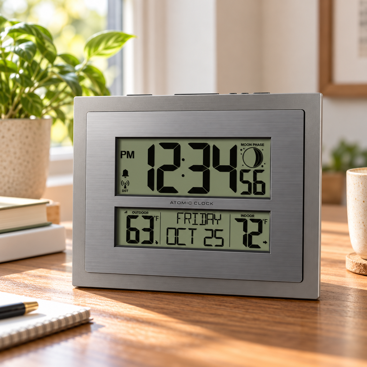 Digital Atomic Temperature Clock