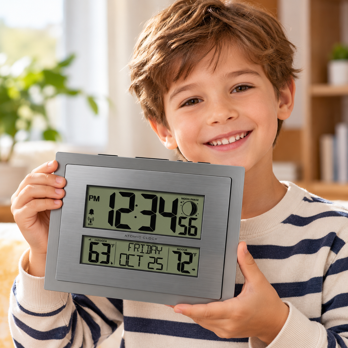 Digital Atomic Temperature Clock