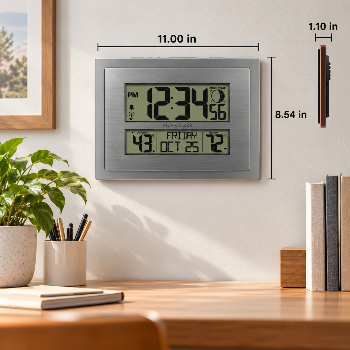 Digital Atomic Temperature Clock